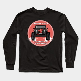 Jeepgirl Wedding Long Sleeve T-Shirt